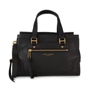 Marc Jacobs ‘Cruiser’ Black Leather Satchel with Gold Hardware- NWOT